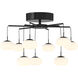 George's Web LED 19.75 inch Bronze W/Gold Dust Chandelier Ceiling Light