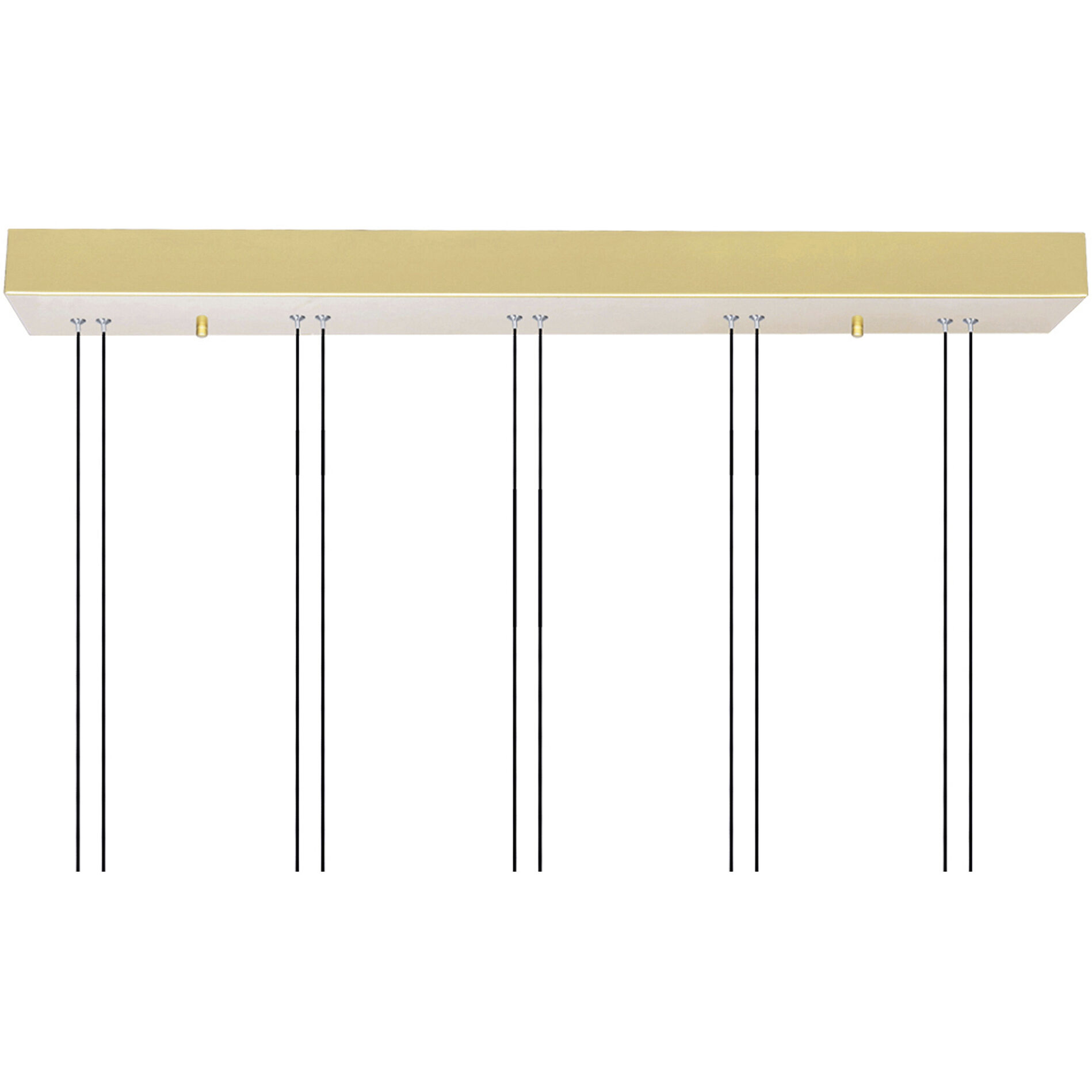 Hoops LED 5 inch Satin Gold Chandelier Ceiling Light