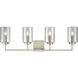 West End 4 Light 29.75 inch Bathroom Vanity Light