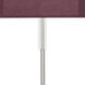 Kate 66.25 inch 150 watt Polished Nickel Floor Lamp Portable Light in Vintage Wine