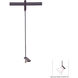 GK Lightrail 1 Light 12V Sable Bronze Patina Spot Head Ceiling Light, Low Voltage Fixture