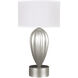 Allegretto 33 inch 150 watt Silver Table Lamp Portable Light