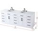 Alden 84 X 35 inch White Bathroom Vanity Cabinet