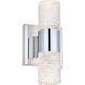 Vega LED 5 inch Chrome Wall Sconce Wall Light 