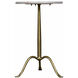 Cosmopolitan 24 X 15 inch Antique Brass Side Table