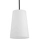 Clarion 1 Light 10.5 inch Matte Black Pendant Ceiling Light