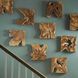 Talia Indoor-Outdoor Wood Wall Decor, Set of 9