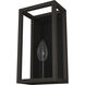 Squire Manor 1 Light 4 inch Matte Black Wall Sconce Wall Light