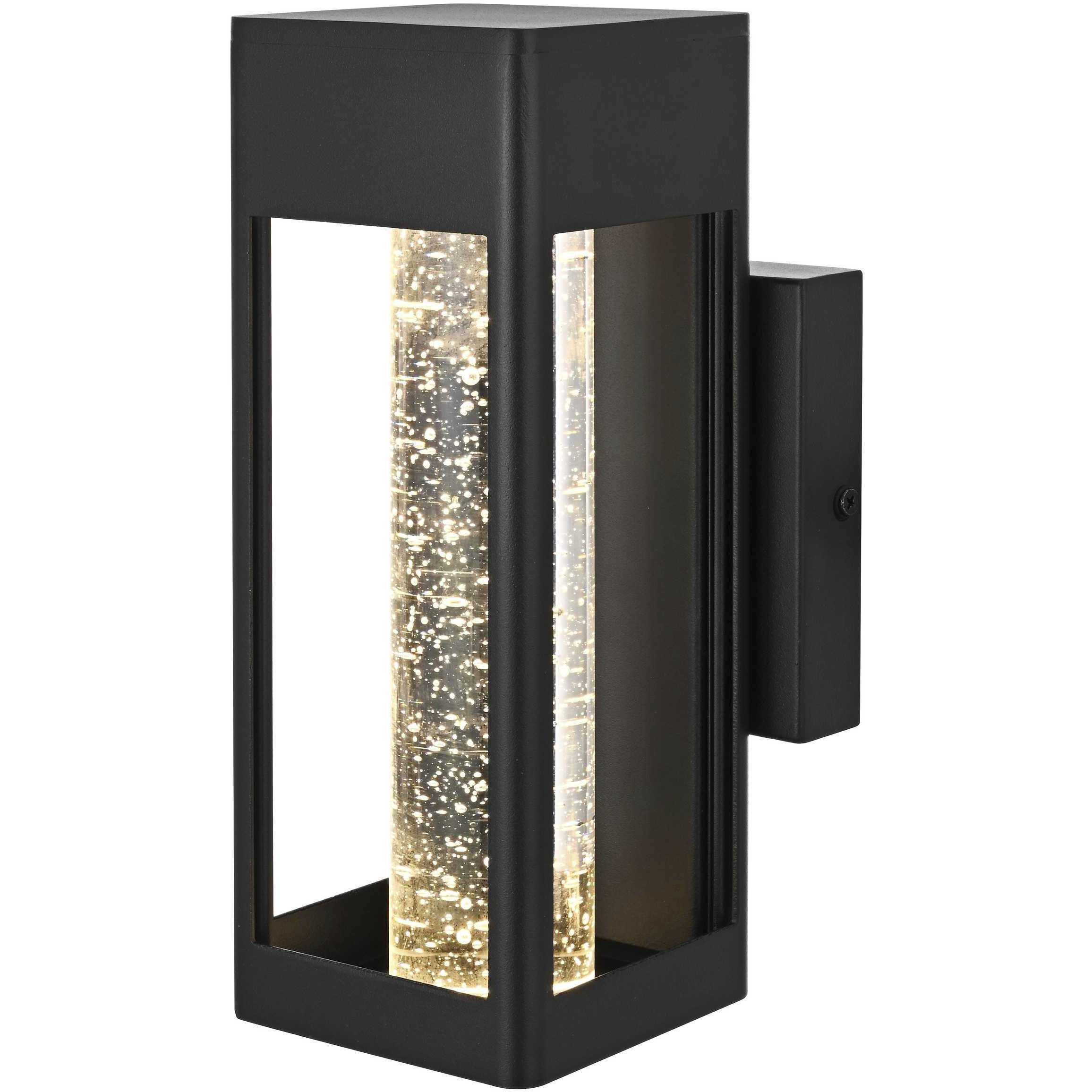 Amaris 1 Light 10 inch Black Outdoor Wall Sconce