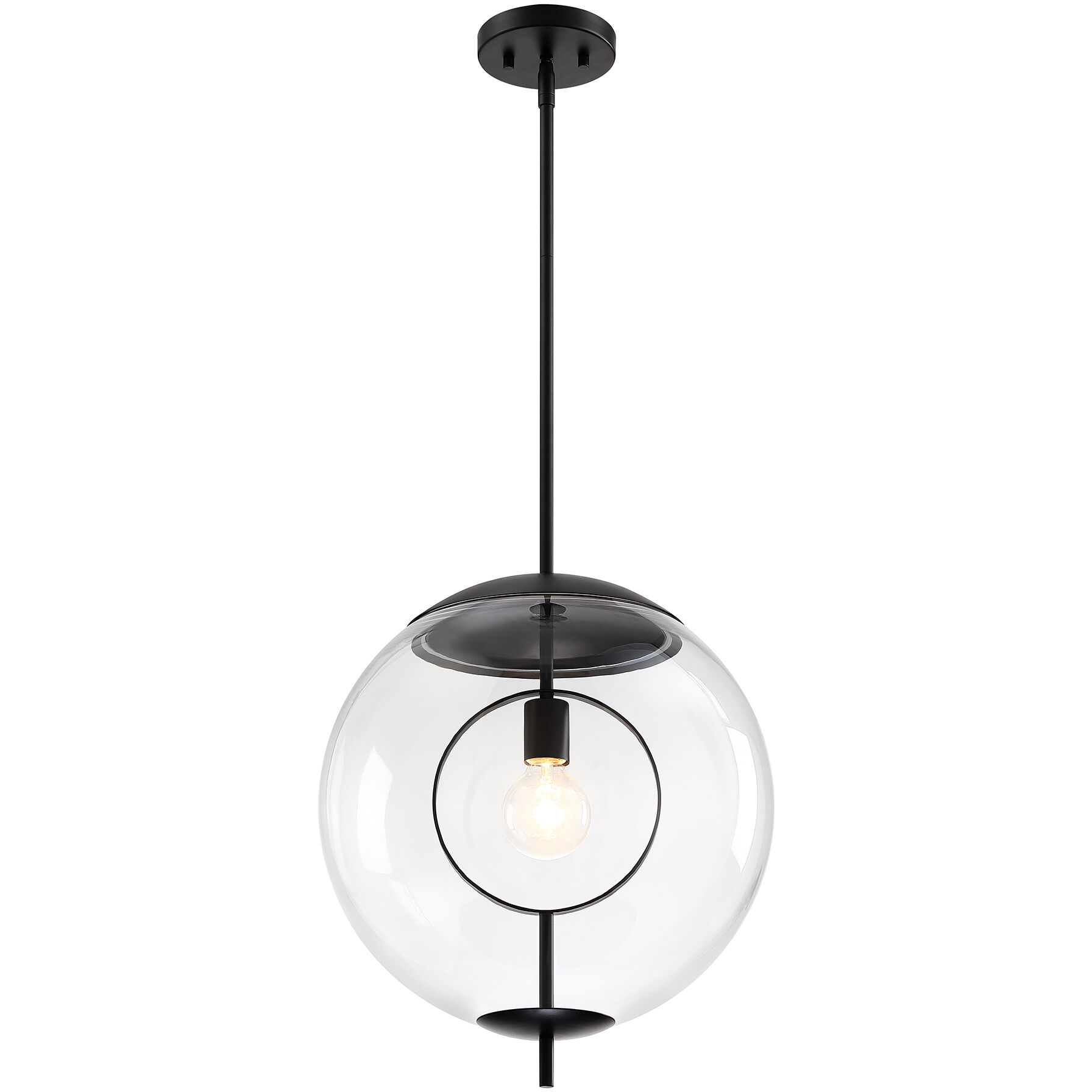 Celeste 1 Light 15.75 inch Matte Black Pendant Ceiling Light