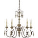Dauphin 5 Light 26 inch Avignon Chandelier Ceiling Light
