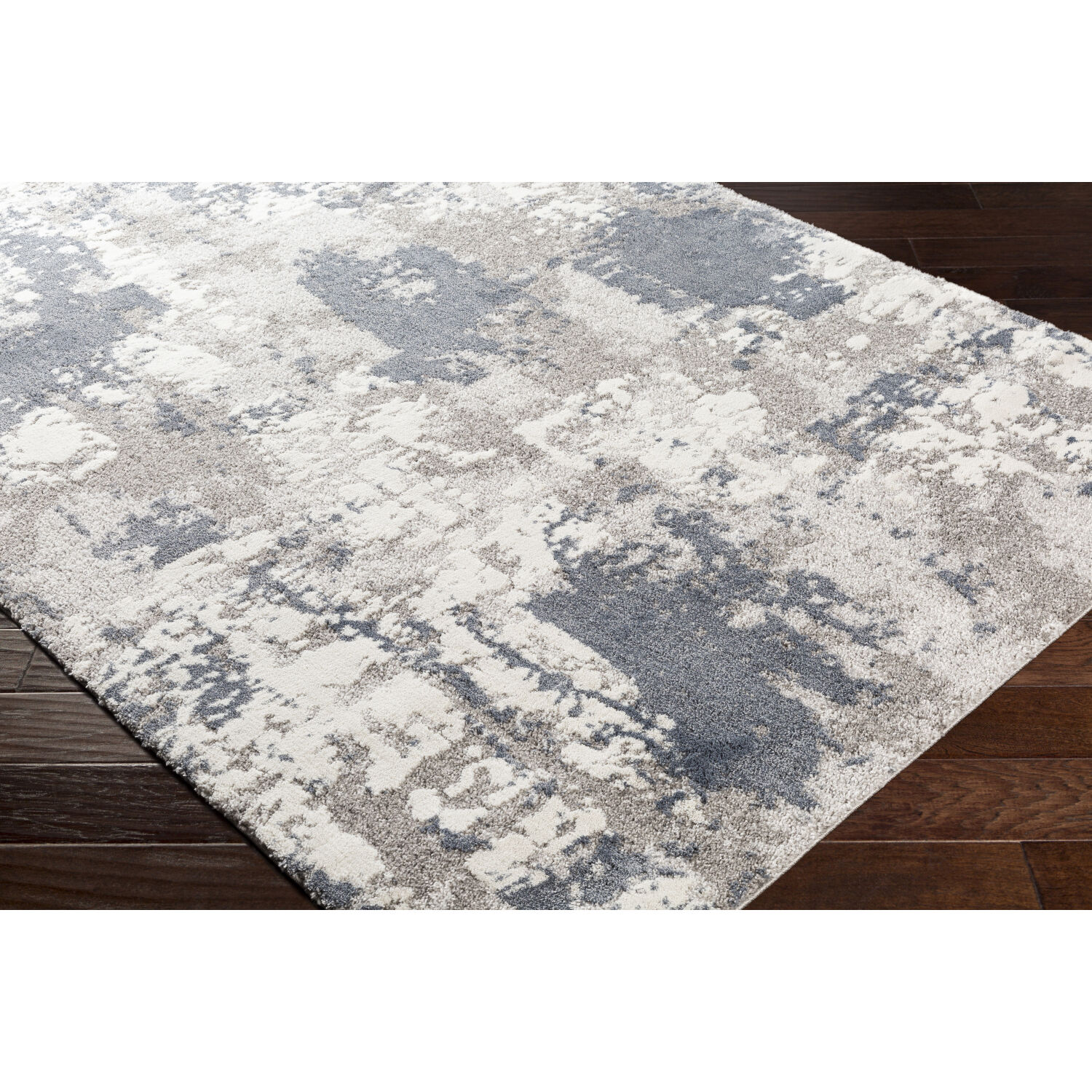 Venice 87 X 63 inch Denim Rug in 5 x 8, Rectangle