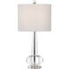 Wildwood 28 inch 100 watt Clear Table Lamp Portable Light