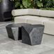 Bolster Back Java Black and Oyster White Armless Outdoor Sofa