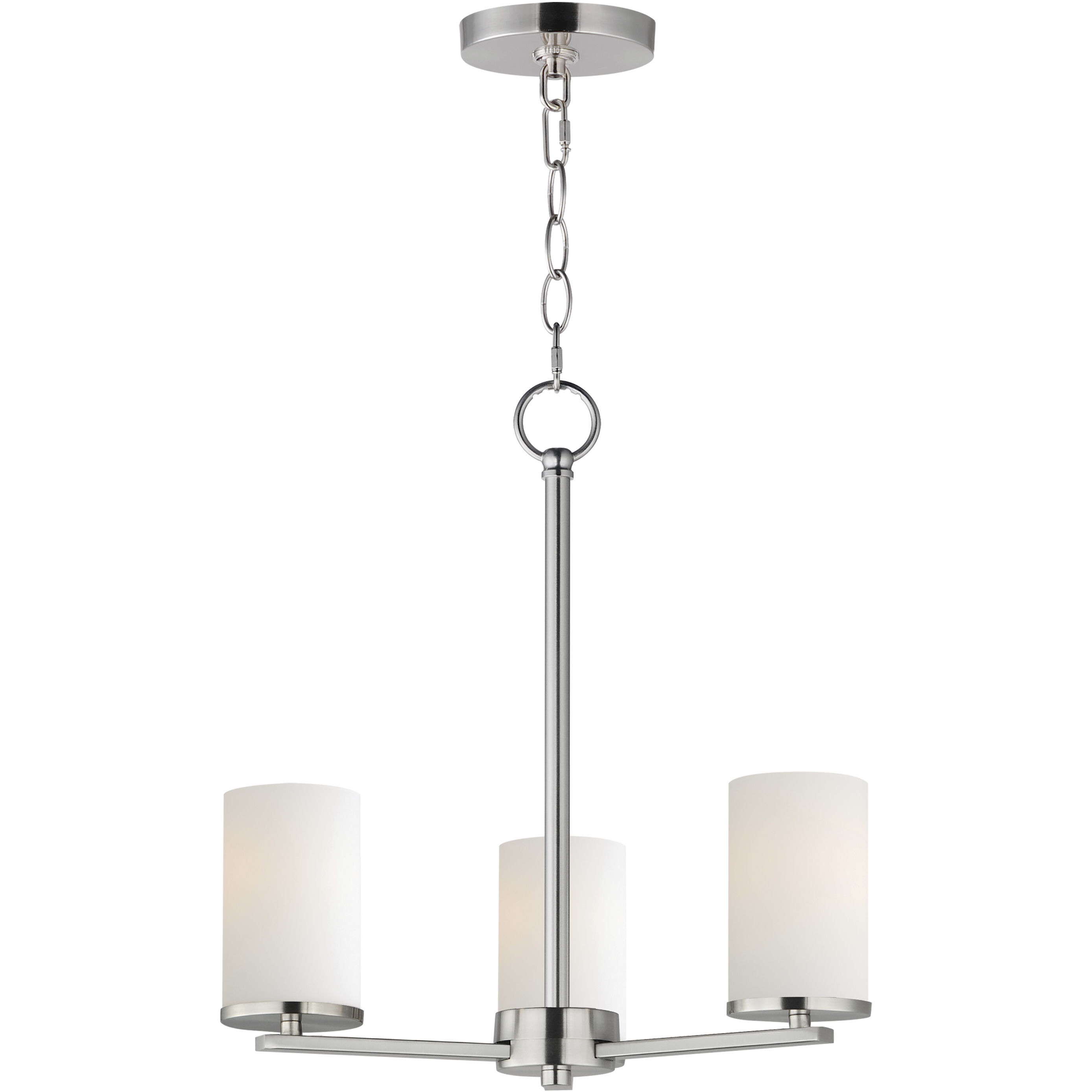Lateral 3 Light 18.00 inch Chandelier