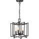 Rhian 4 Light 14 inch Matte Black Pendant Ceiling Light