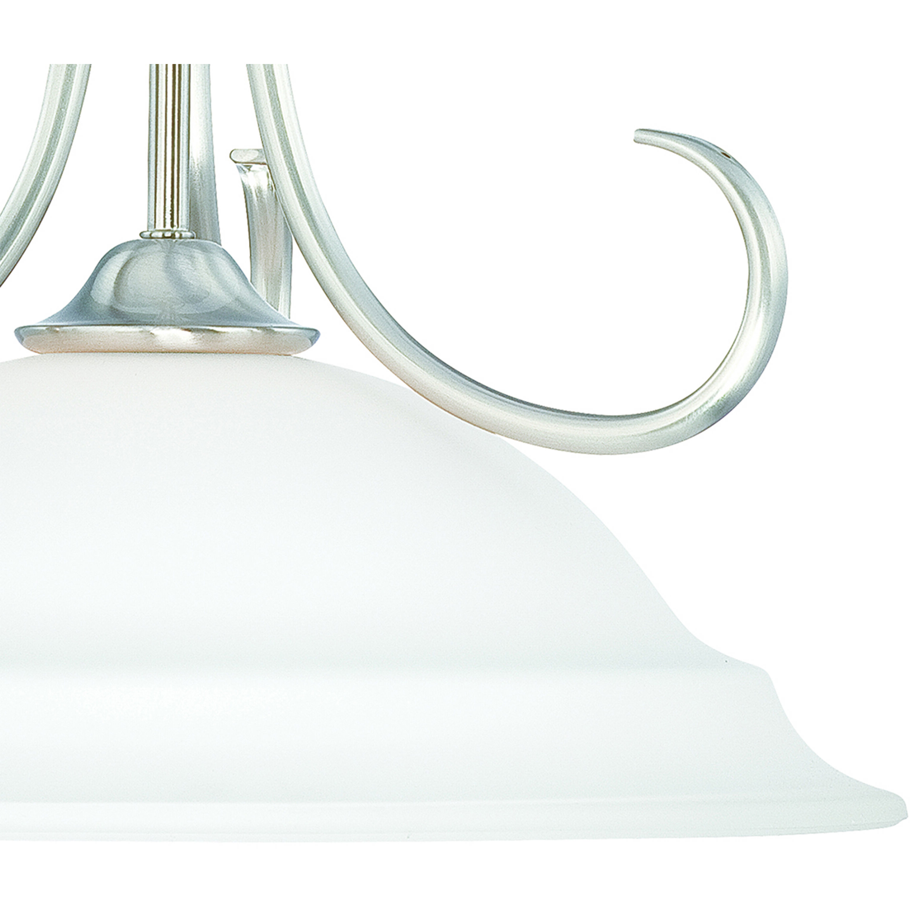 Bella 1 Light 16 inch Brushed Nickel Pendant Ceiling Light