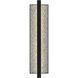 Seafoam LED 32 inch Sand Black Outdoor Wall Sconce