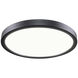 Stratos LED 11.88 inch Matte Black Ceiling Mount Ceiling Light