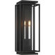 Stratford 2 Light 23.5 inch Dark Matte Black Outdoor Wall Sconce