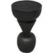 Nogozi 23 X 13 inch Burnt Black Side Table