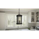 Trumbull 3 Light 8.5 inch Mystic Black Mini Pendant Ceiling Light, Small