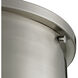 Simpson 3 Light 14 inch Brushed Nickel Flush Mount Ceiling Light