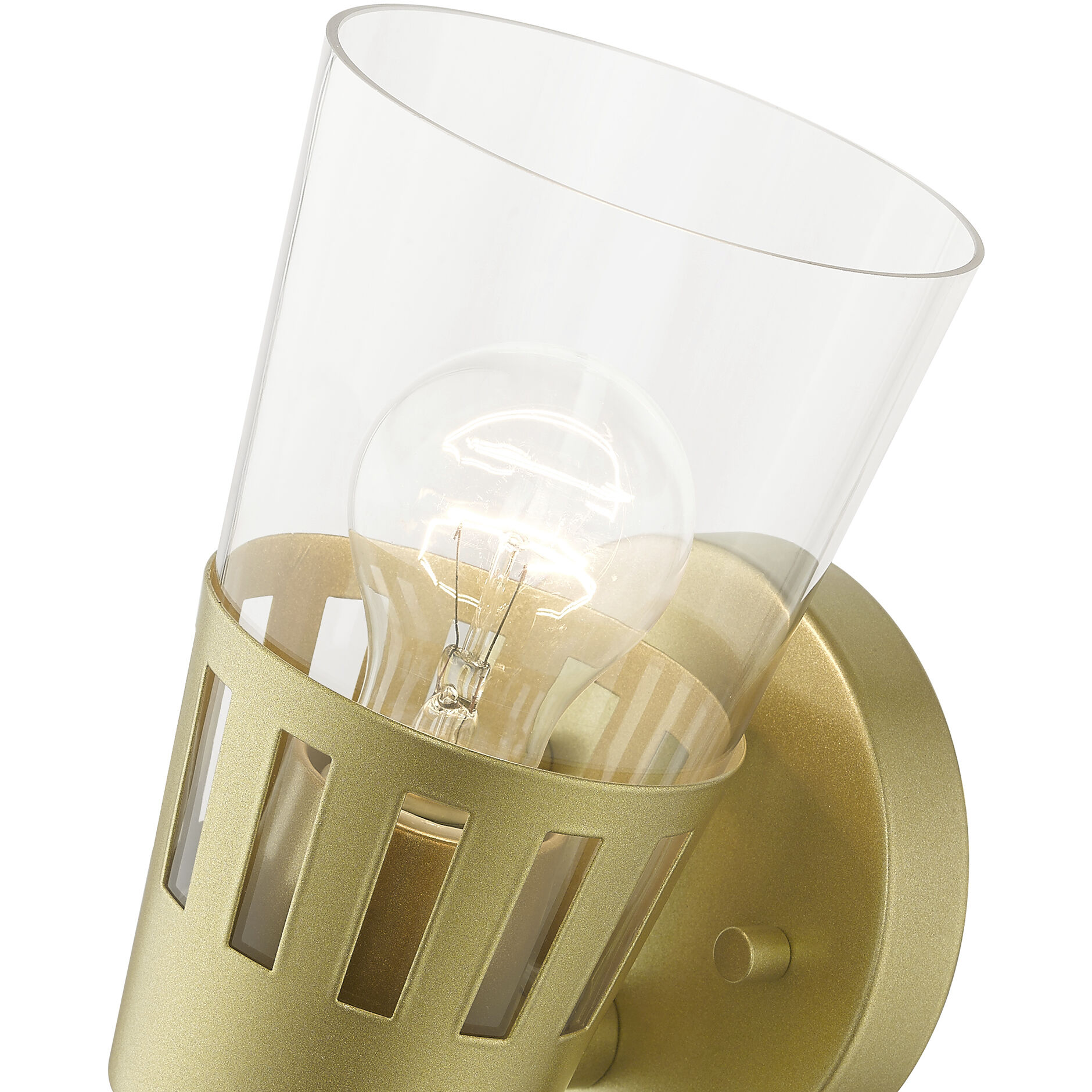 Covington 1 Light 8 inch Soft Gold Outdoor Wall Lantern, Small