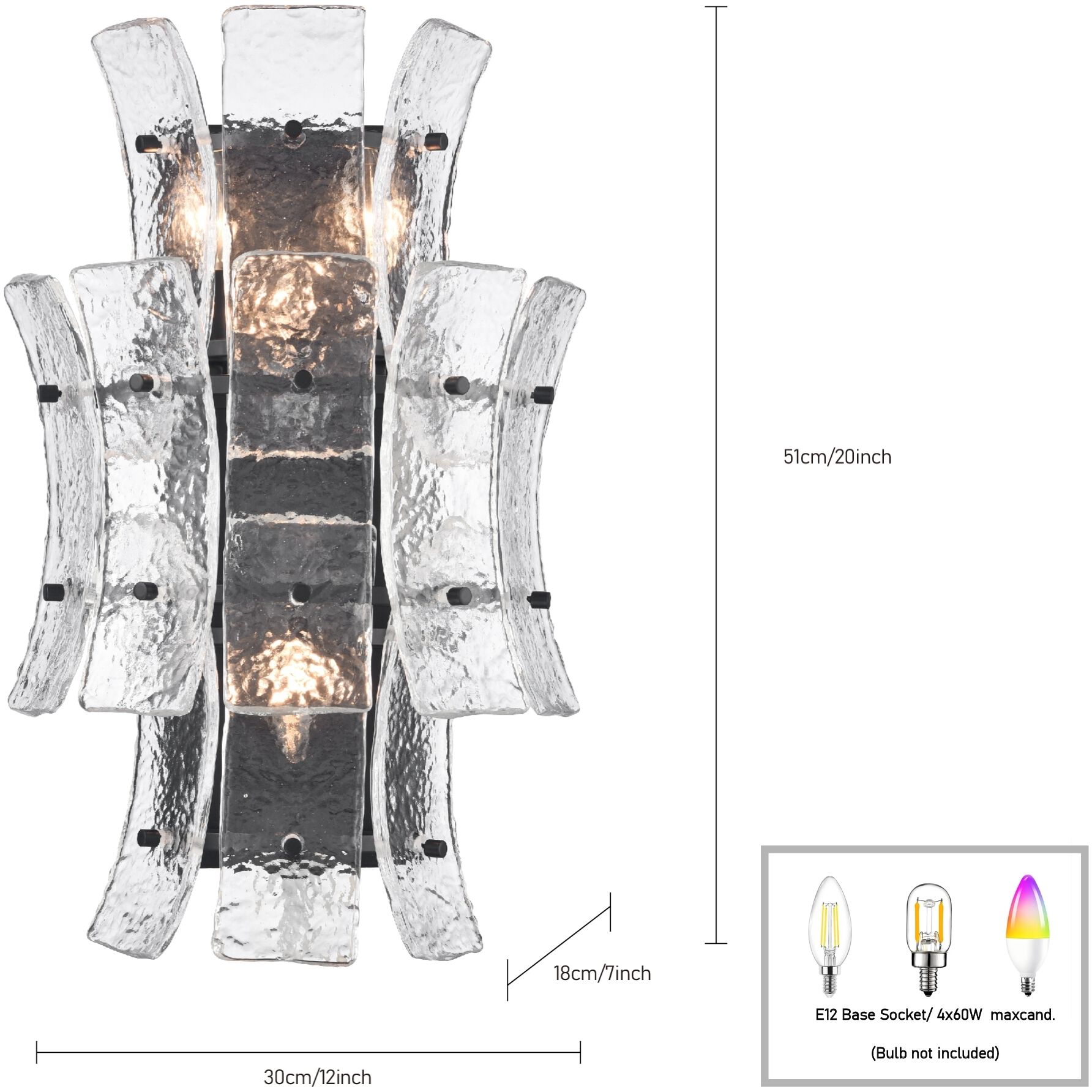 Sophie 4 Light 6.75 inch Matte Black Sconce Wall Light