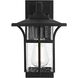 Woodstock 1 Light 11 inch Black Outdoor Wall Sconce