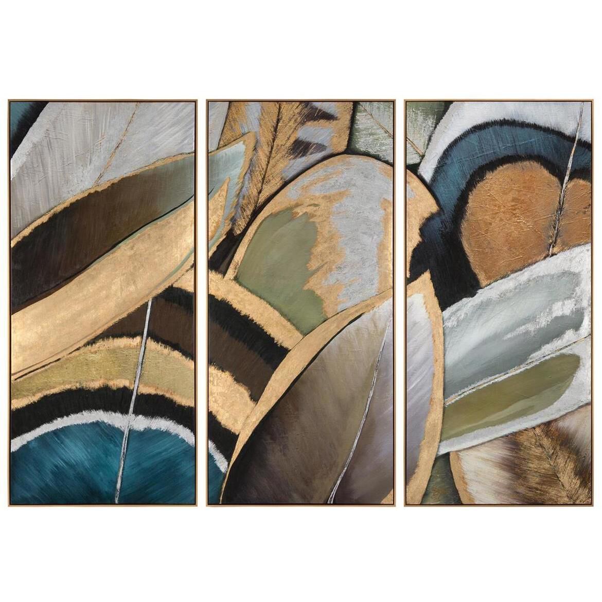 Shaye Rawson's Feathers Giclees, Set of 3