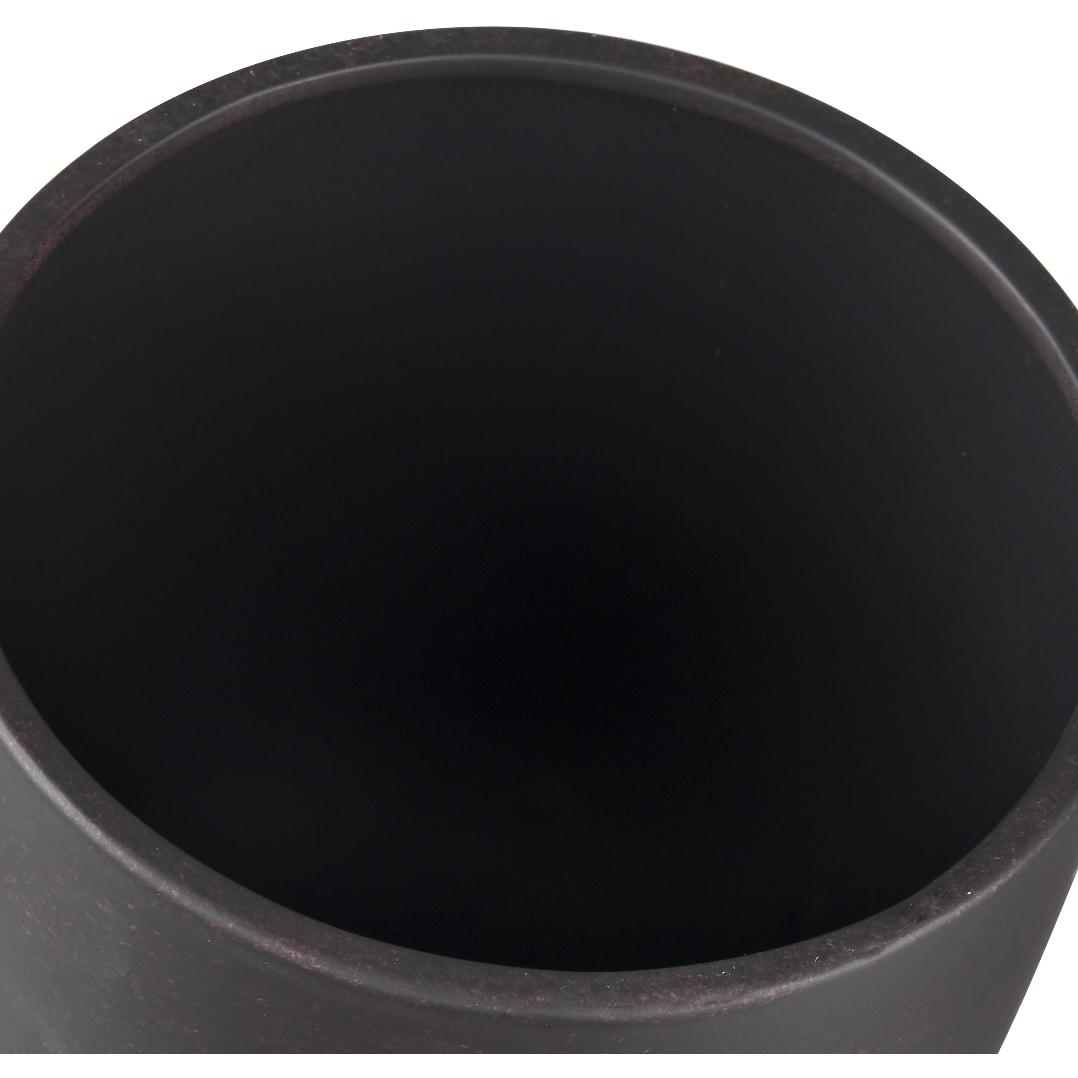 Booth 10.25 X 8 inch Vase in Black