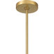 Wexmere 8 Light 35 inch Legacy Brass and Dark Matte Black Chandelier Ceiling Light