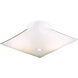 Veil 2 Light 12 inch White Flush Mount Ceiling Light
