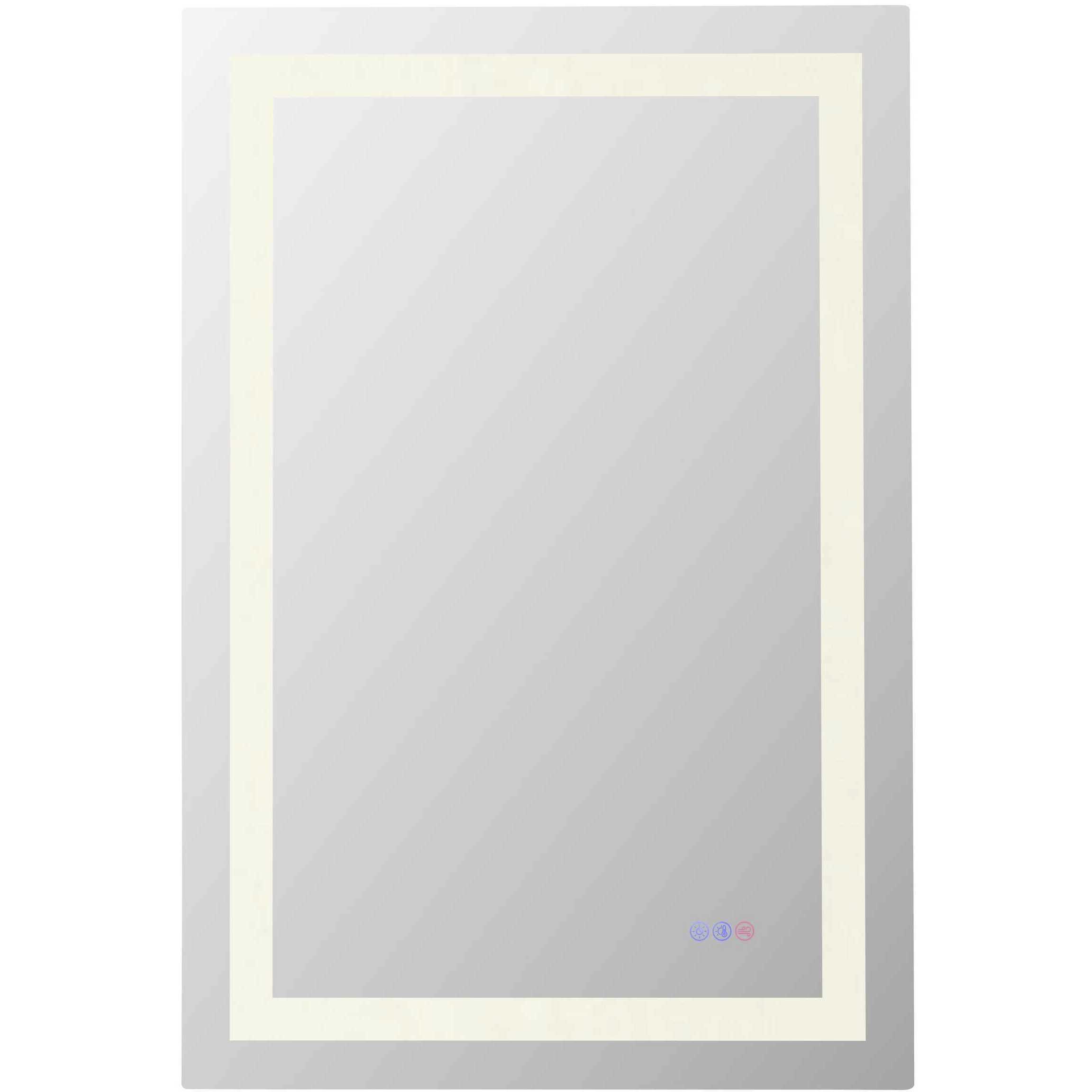 Riven 40 X 27 inch White LED Mirror