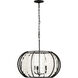 Caesar 3 Light 24 inch Carbon Pendant Ceiling Light