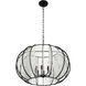 Caesar 8 Light 32 inch Carbon Pendant Ceiling Light