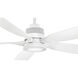 Bodin 64 inch Matte White Smart Fan