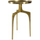 Kenna 25 X 16 inch Textured Soft Gold Accent Table