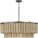 Jada 6 Light 30 inch Dark Brass Pendant Ceiling Light