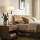 Scalloped 1 Light 7.1 inch Weathered Brass and Walnut Wall Sconce Wall Light