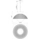 Alora Mood Perth Pendant Ceiling Light in White