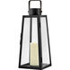 Hugh 7.5 inch Black Outdoor Lantern