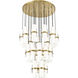 Cayden 27 Light 36 inch Modern Gold Chandelier Ceiling Light