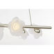 Barbara Barry Petaluma LED 63 inch Soft Silver Linear Chandelier Ceiling Light