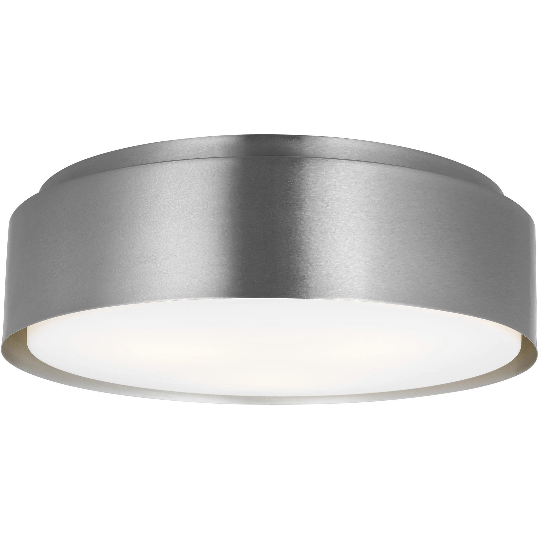Drew & Jonathan Dartmore 3 Light 18 inch Brushed Nickel Flush Mount Ceiling Light, Large