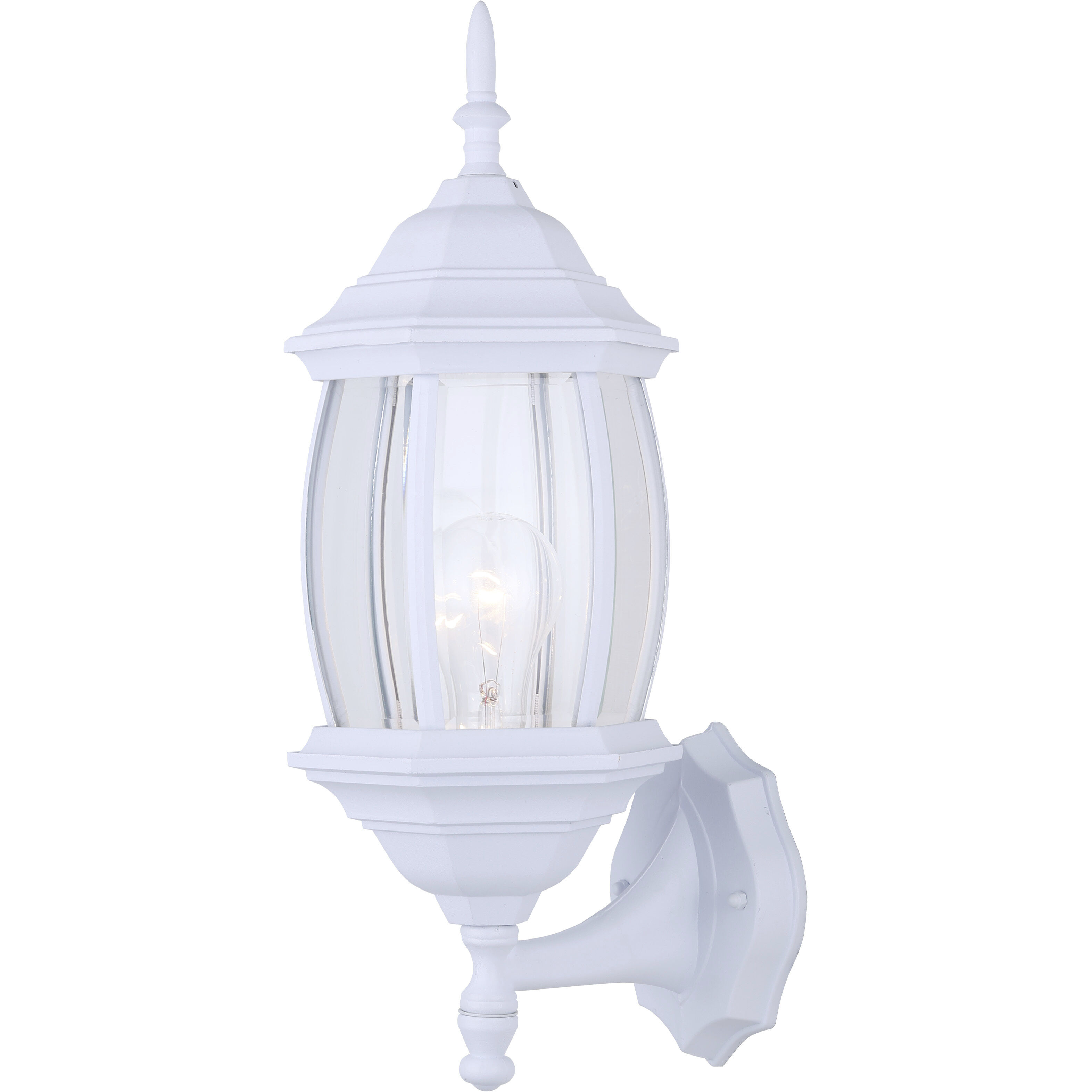 Madison 1 Light 17 inch White Outdoor Downlight