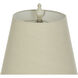 Signature 24 inch 40 watt Distressed Cream Table Lamp Portable Light