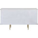 Brendle Whitewash with Gold Credenza