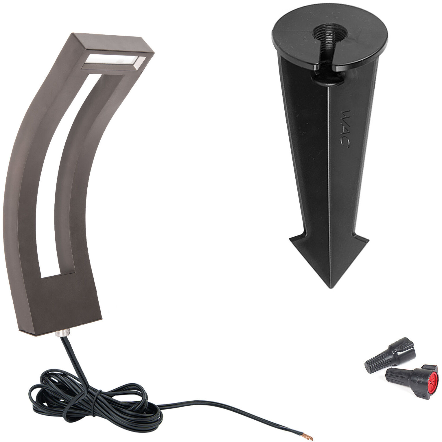 Slide 12 3 watt Bronze Path Lighting, Path and Area Light, WAC Landscape